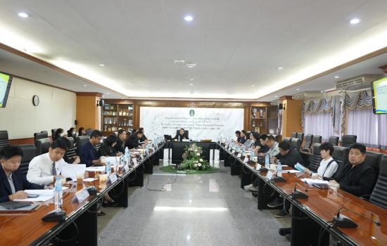 มหาวิทยาลัยราชภัฏหมู่บ้านจอมบึงจัดประชุมคณะกรรมการครุศึกษา ครั้งที่ 7/2568 เพื่อขับเคลื่อนคุณภาพการผลิตครู